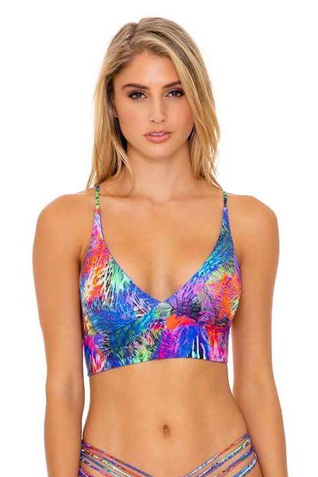Luli Fama Isla Holbox REVERSIBLE BUSTIER TOP